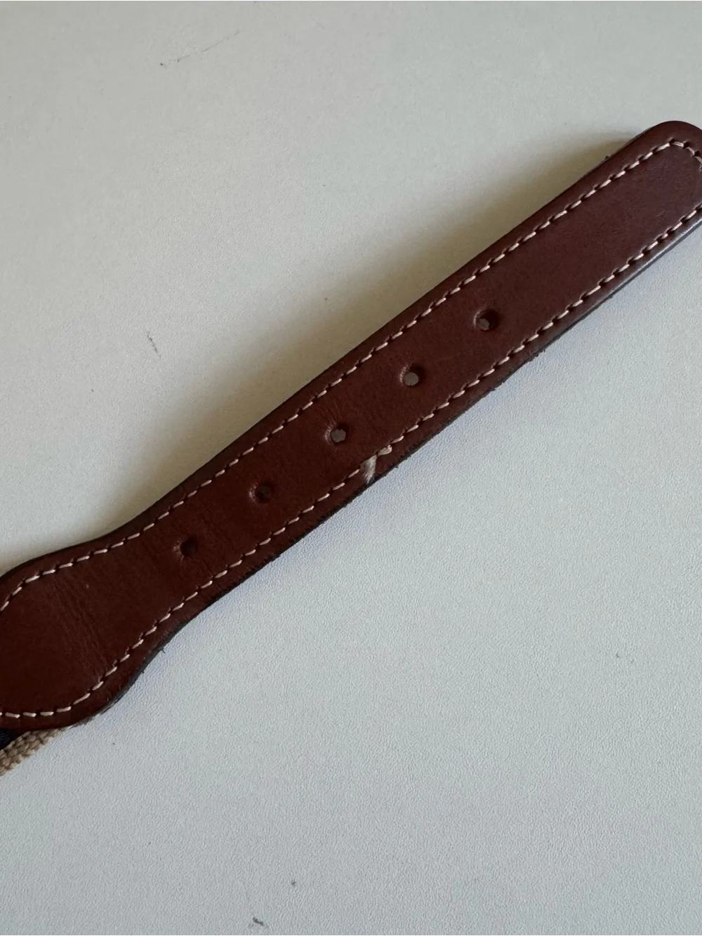 Preppy Novelty Bow Tie Canvas Ribbon Belt Solid Brass Buckle Sz 38
